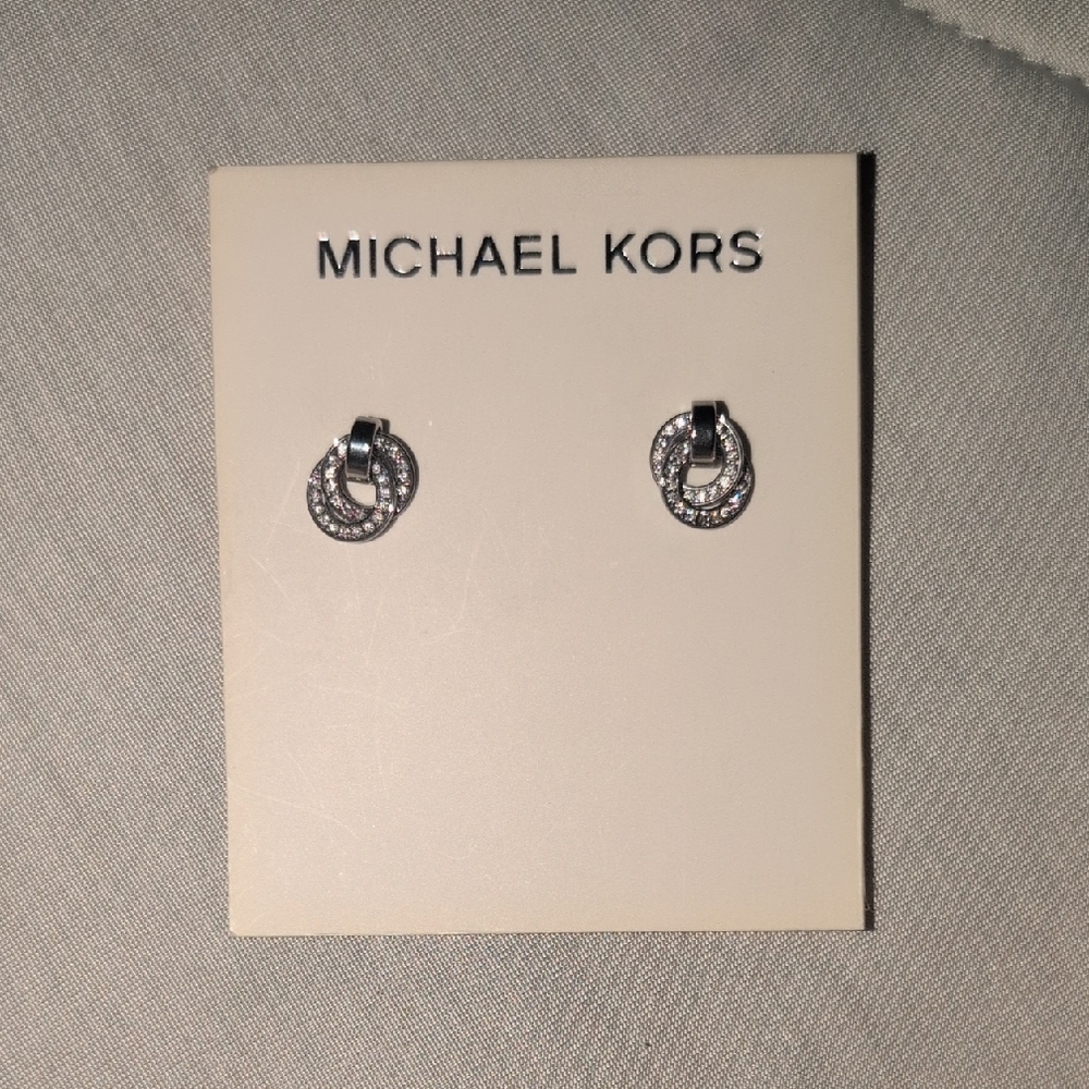 Michael Kors Silver Hoop Earrings